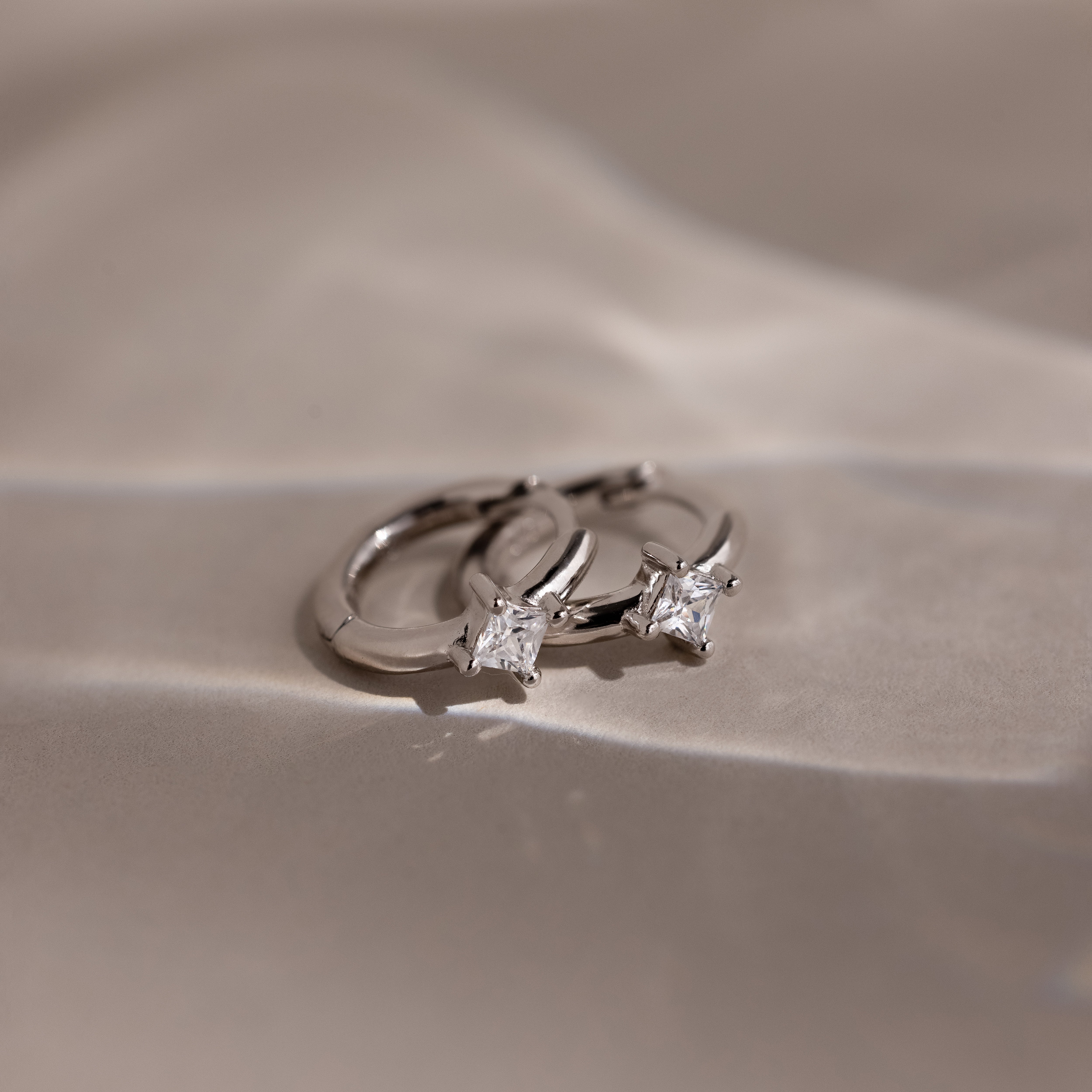 Athena Huggies in Silver - Image 3